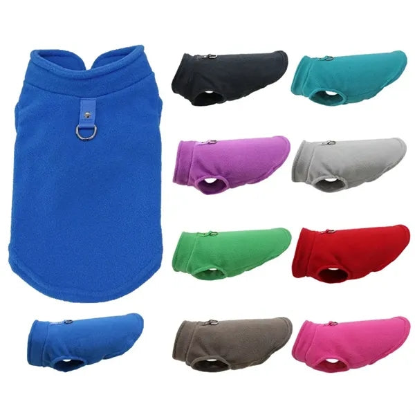Pet Fleece Puppy Vest Winter Dog Clothes
