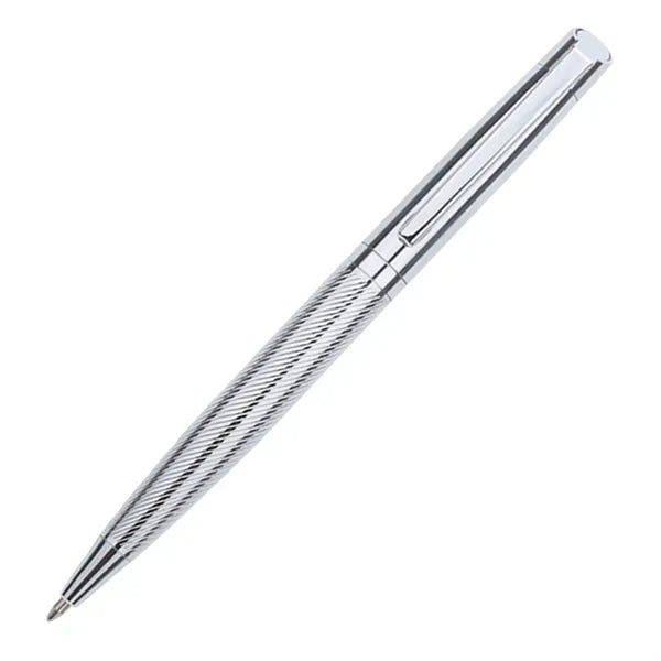 Compact Stainless Mini Ballpoint Pen Pocket Clip