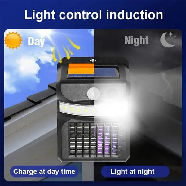 Motion Sensor Easy Install Anti-Mosquito Solar Wall Light