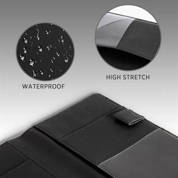 Server Book Check Holder with Clear and Money Pockets