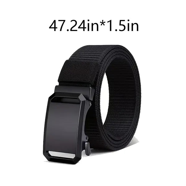 Colorful Nylon Woven Buckle Belt for Business & Casual