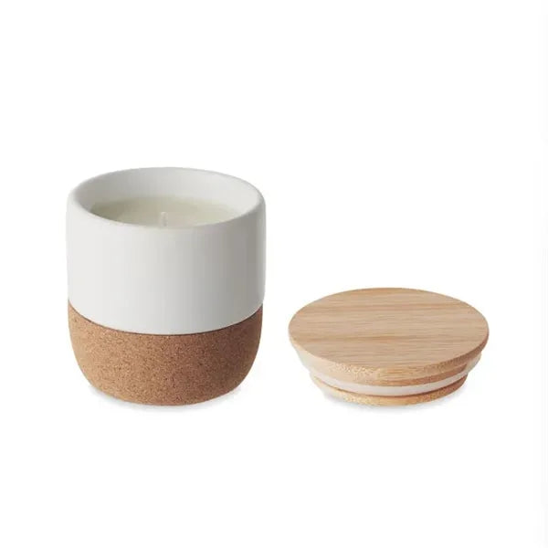 Eco-friendly Vegetable Wax and Cork Candle