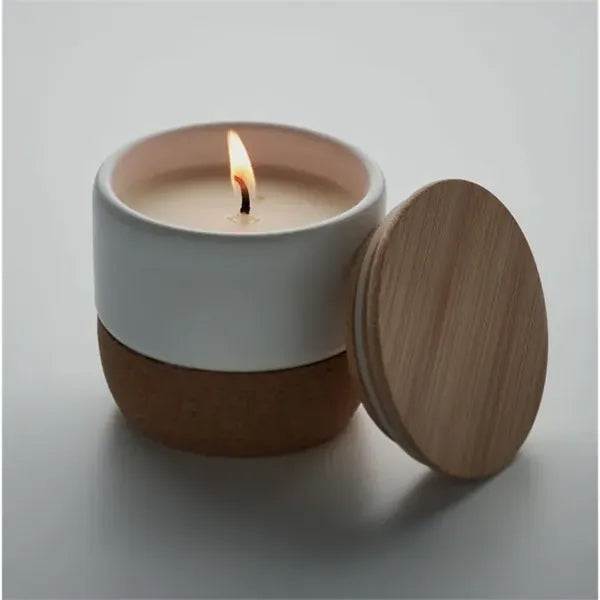Eco-friendly Vegetable Wax and Cork Candle
