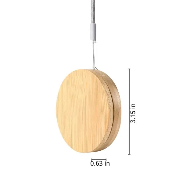 Portable multi USB charging adapter kit with bamboo case