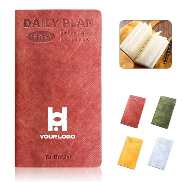 Portable daily planner notebook waterproof for school office
