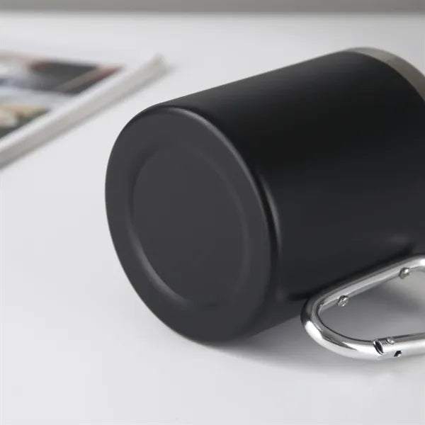 Stainless Steel Mugs with Carabiner Handle 17 oz
