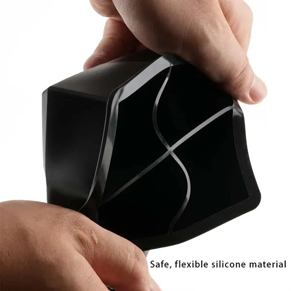 Silicone ice cube tray square flexible for whiskey cocktail
