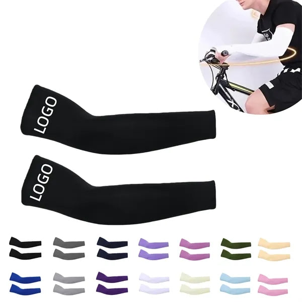 Summer Cooling Arm Sleeves Sun Protection For Cycling