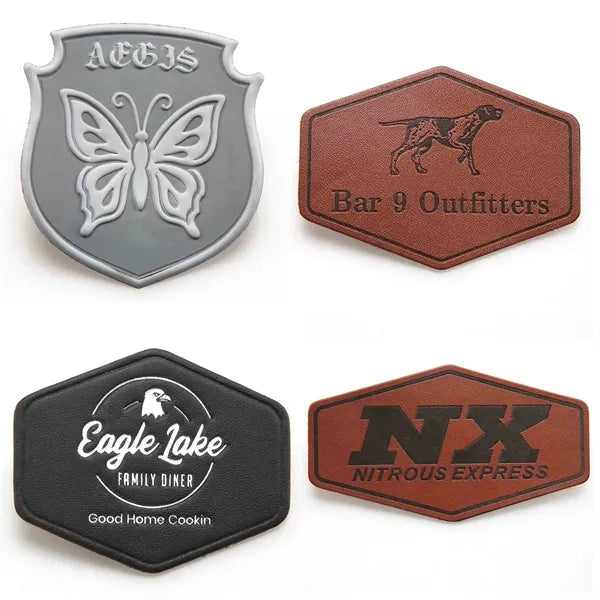 Soft Durable Custom Leather Clothing Labels for Garments
