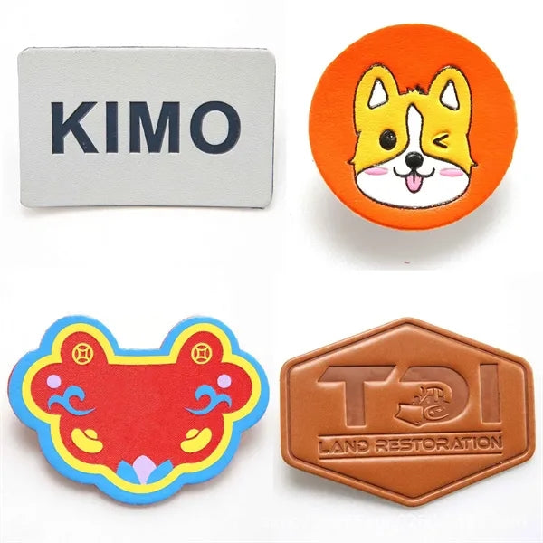 Soft Durable Custom Leather Clothing Labels for Garments