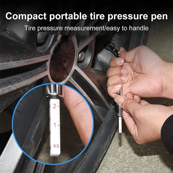 Pencil Tire Pressure Gauge 10-50PSI