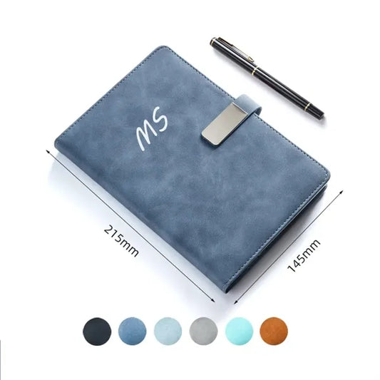 Fashion Notebook w/ Gel Pen and Magnetic Buckle