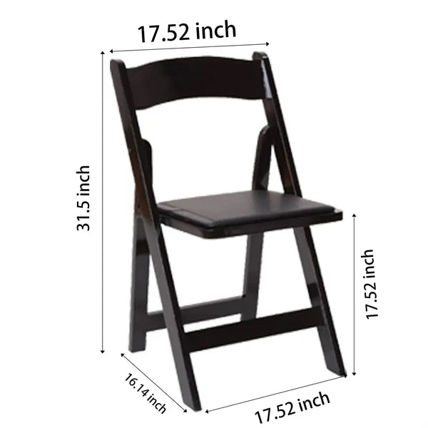 Folding Chairs with Padded Seat Heavy Duty Resistant