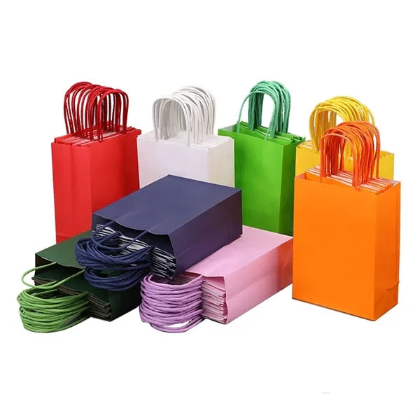 Natural Kraft Paper Shopper Tote Bag