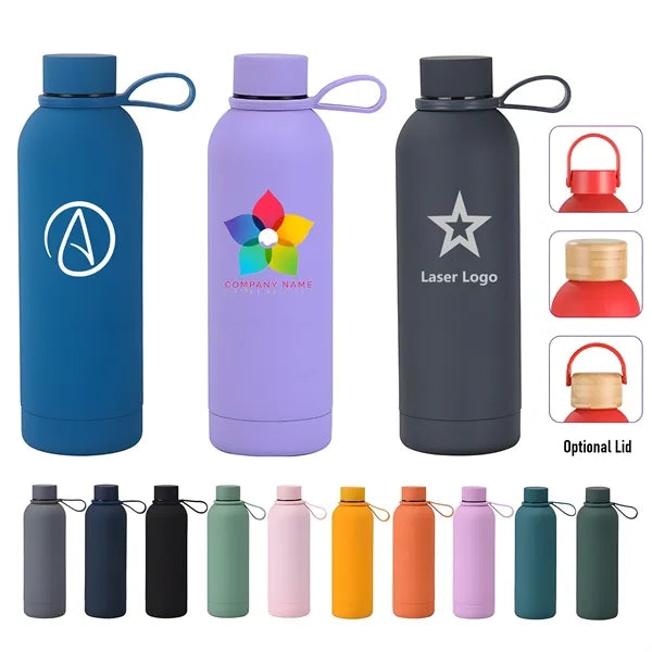 17oz Blair Stainless Steel Bottle with Silicone Strap Handle