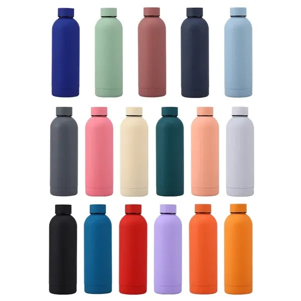 17oz Blair Stainless Steel Bottle with Silicone Strap Handle