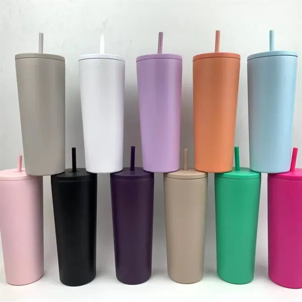 20oz Insulated Stainless Steel Travel Mug with Two Lids