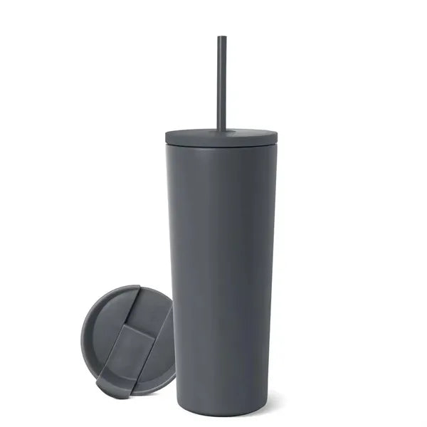 20oz Insulated Stainless Steel Travel Mug with Two Lids