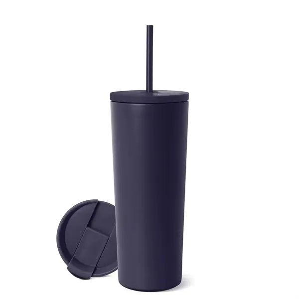 20oz Insulated Stainless Steel Travel Mug with Two Lids