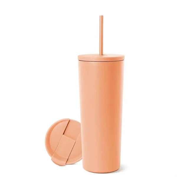 20oz Insulated Stainless Steel Travel Mug with Two Lids