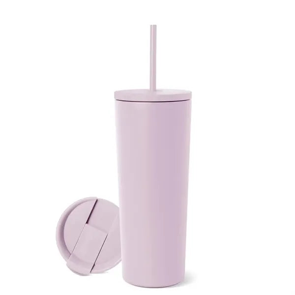 20oz Insulated Stainless Steel Travel Mug with Two Lids