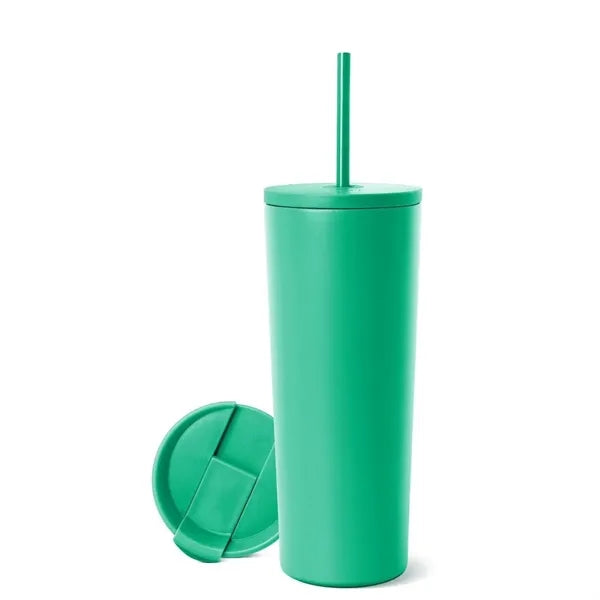 20oz Insulated Stainless Steel Travel Mug with Two Lids