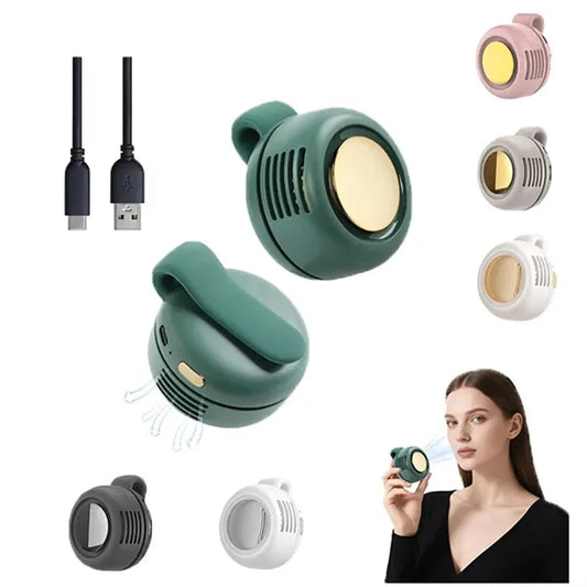 Portable Silent Mini Bladeless Fan Clip On