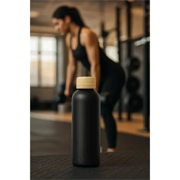 17oz Blair Stainless Steel Bottle with Bamboo Lid