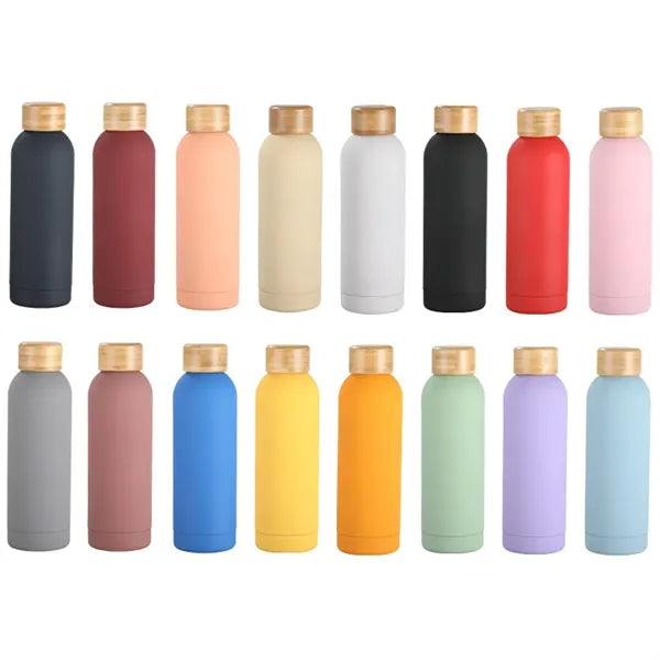 17oz Blair Stainless Steel Bottle with Bamboo Lid