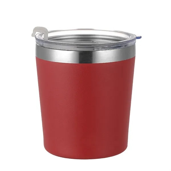 8Oz Tumbler Stainless Steel Drinking Cup W/ Lid