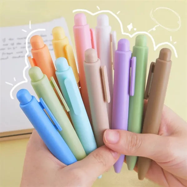 Smooth Writing Quick-dry Push-Type Mini Pocket Pen