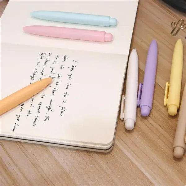 Smooth Writing Quick-dry Push-Type Mini Pocket Pen