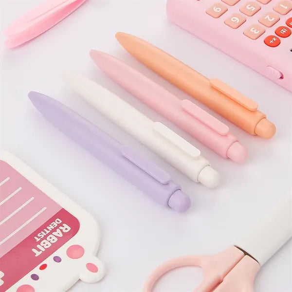 Smooth Writing Quick-dry Push-Type Mini Pocket Pen