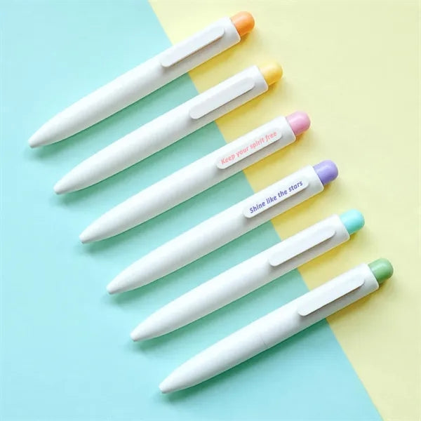 Smooth Writing Quick-dry Push-Type Mini Pocket Pen