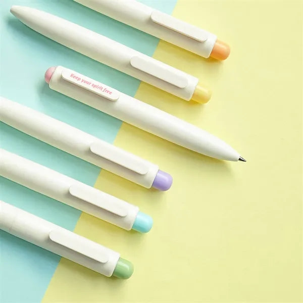 Smooth Writing Quick-dry Push-Type Mini Pocket Pen