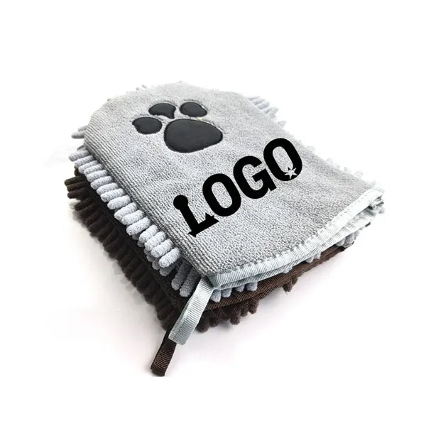 Microfiber Chenille Pet Grooming Glove