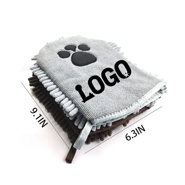 Microfiber Chenille Pet Grooming Glove
