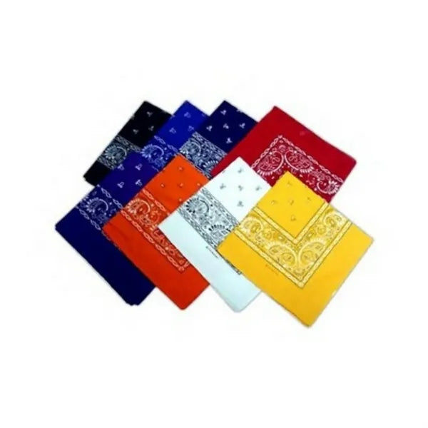 20" Silk Screen Cotton Bandana