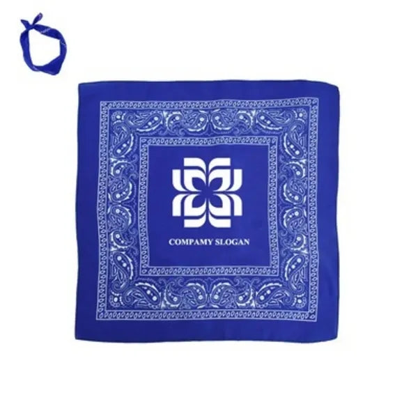20" Silk Screen Cotton Bandana