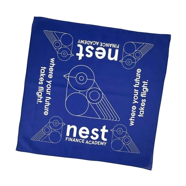 20" Silk Screen Cotton Bandana