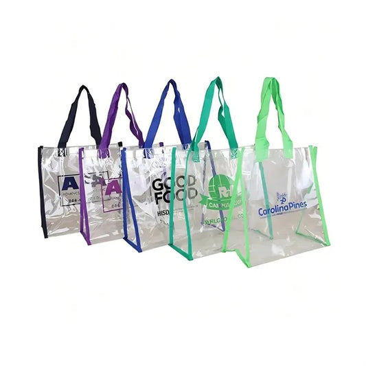 Clear Vinyl Stadium Tote Bag
