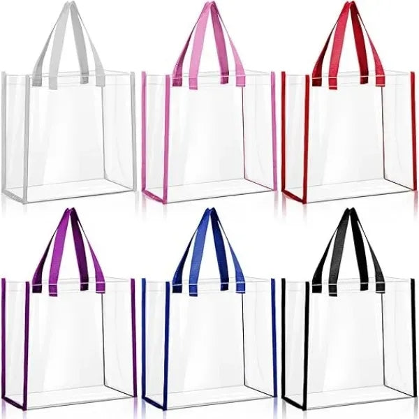 Clear Vinyl Stadium Tote Bag