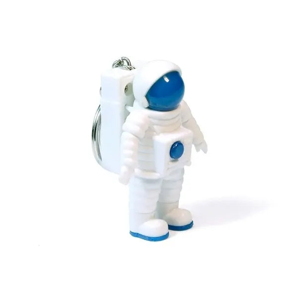 Luminous Astronaut Keychain, Glow-in-the-Dark Space Bag