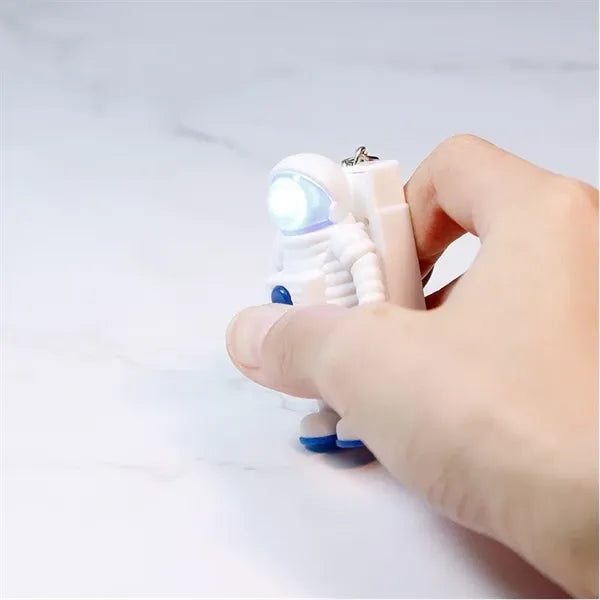 Luminous Astronaut Keychain, Glow-in-the-Dark Space Bag