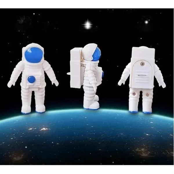 Luminous Astronaut Keychain, Glow-in-the-Dark Space Bag