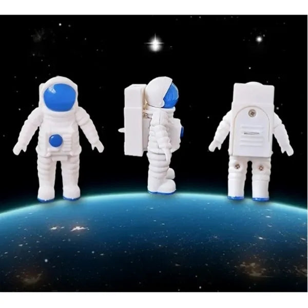 Luminous Astronaut Keychain, Glow-in-the-Dark Space Bag