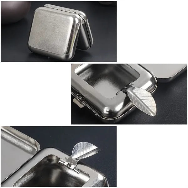Portable Pocket Ashtray With Lid