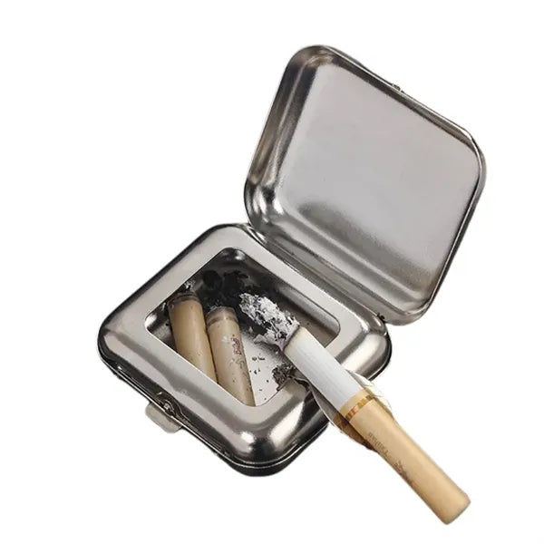 Portable Pocket Ashtray With Lid