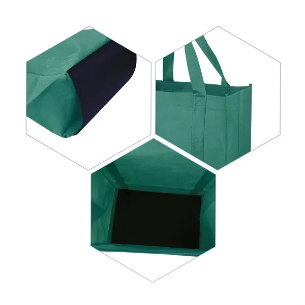 Large Non Woven Grocery Tote Bag With PE Bottom Board