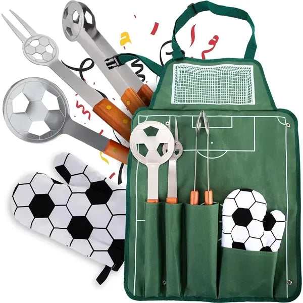 Football Grilling Gifts Set for Men BBQ Accessories